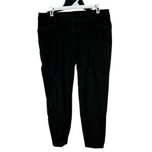 Maurices Women's Black Pants 11/12 Short Cotton/Spandex
